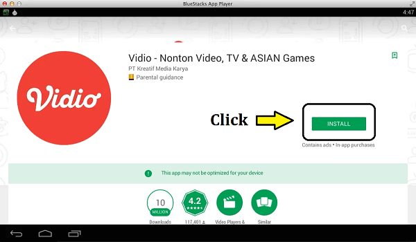 Vidio App for PC
