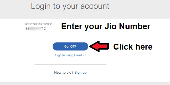 Jio ID and Password