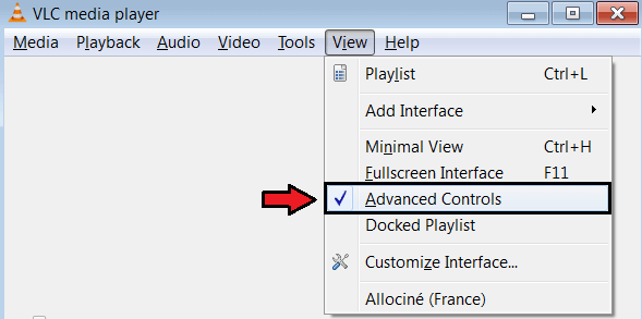 How to trim videos using VLC