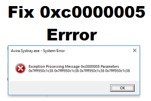 Fix 0x0000005 Error