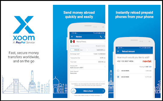 Xoom Money Transfer App