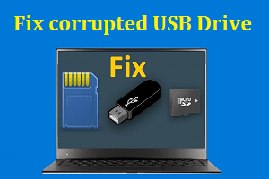 Fix corrupted USB Drive