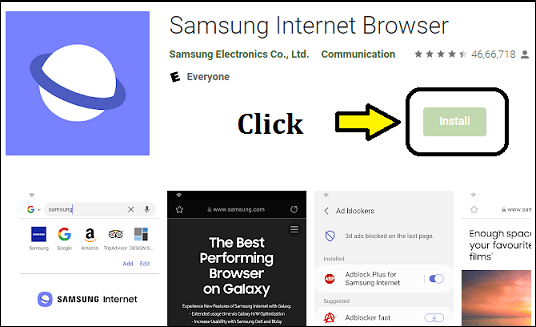 Samsung Internet Browser for PC