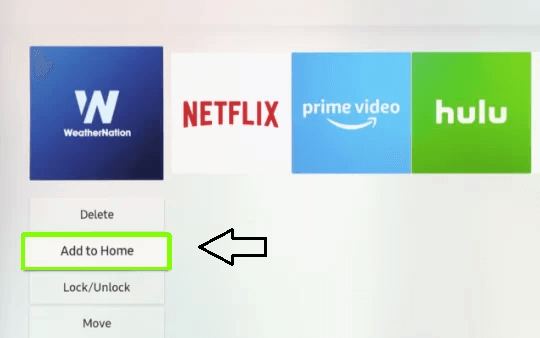 Add Apps on Samsung Smart TV