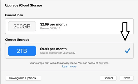 iCloud Storage Mac