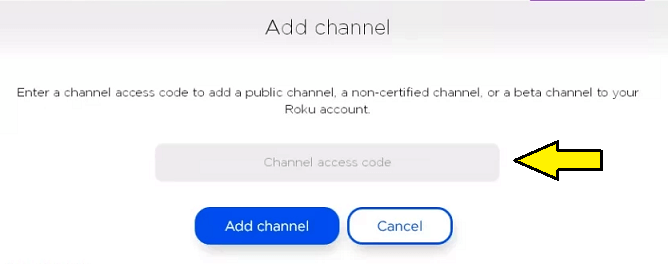 add channels on Roku