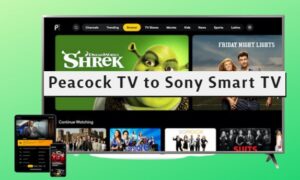 Peacock TV to Sony Smart TV