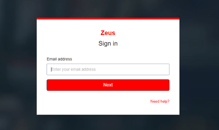 Zeus Network Sign up