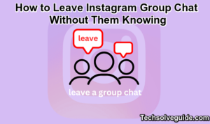 Leave Instagram Group Chat